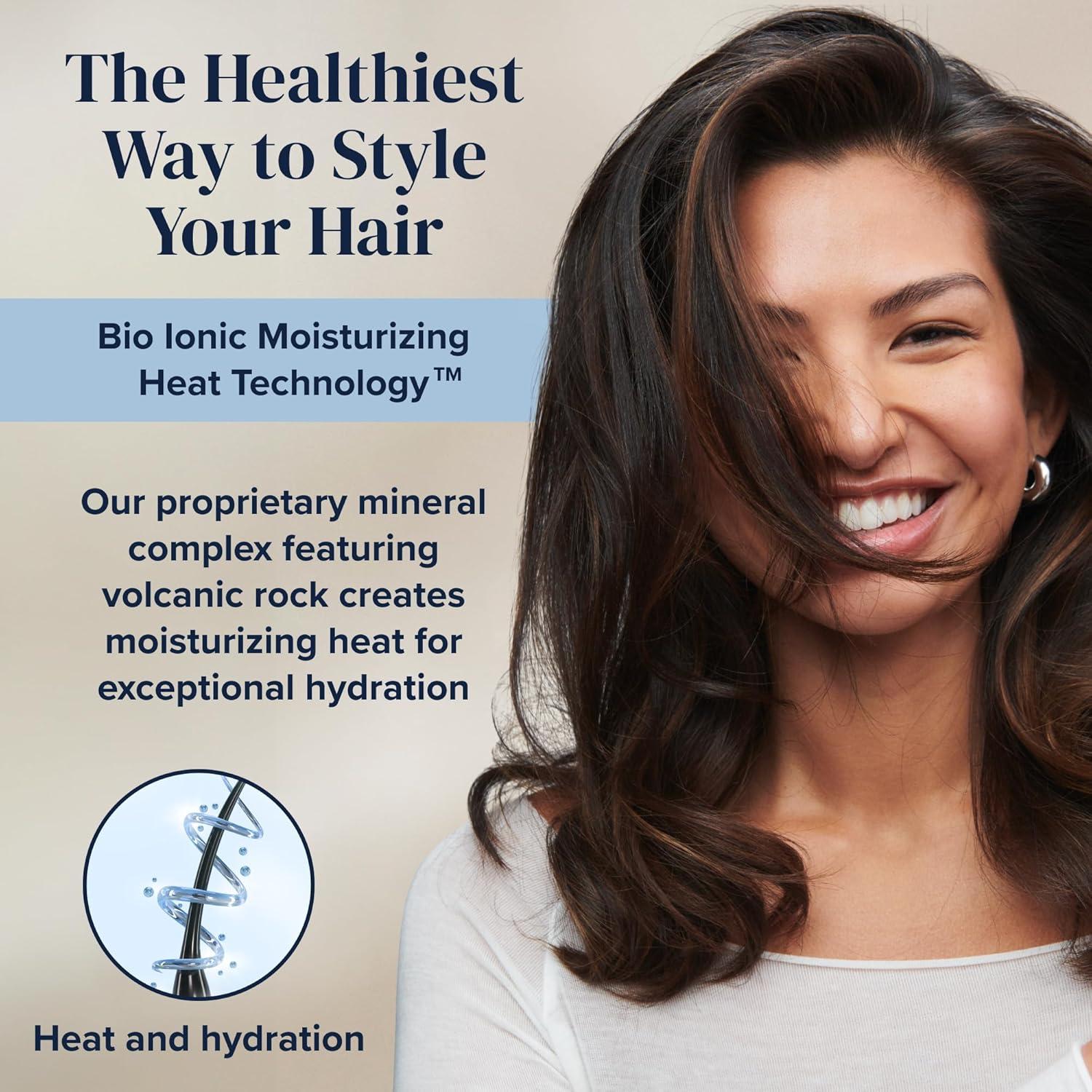 Bio Ionic 10X UltraLight Speed Hair Dryer, Blow Dryer with Adjustable Heat & Speed, Professional Hair Styling Tool for Fast, Frizz-Free Hairstyles, 1800W EcoDrive Brushless Motor