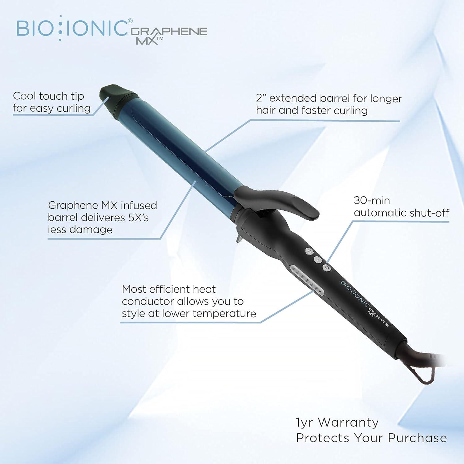 BIO IONIC Graphene Styler,Dryer&Curler(Curler)