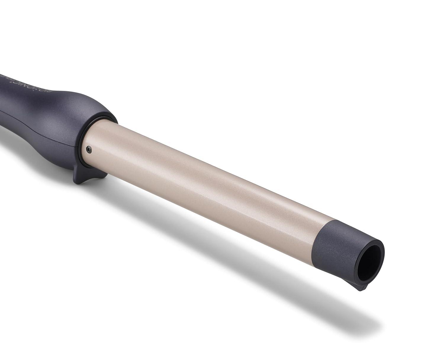 Bio Ionic GoldPro 1″ Curling Wand, Blue, Moisture Heat Technology & 24K Gold MX, Ceramic Long Barrel with Adjustable Heat, Versatile Hair Curler for Long-Lasting Curls