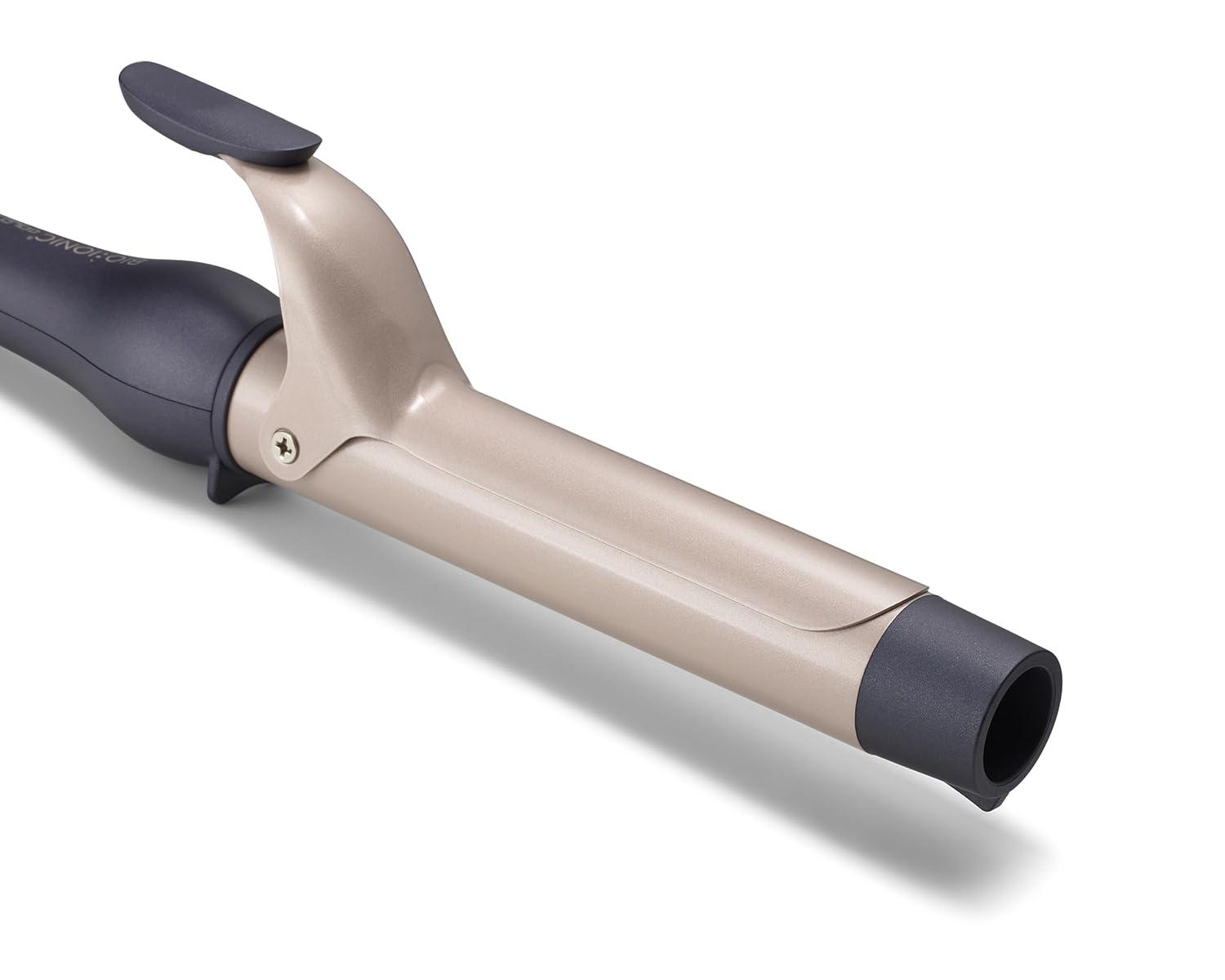 Bio Ionic GoldPro 1″ or 1.25 Curling Iron, Blue, Moisturizing Heat & 24K Gold MX, New & Improved 15% Longer Barrel Ceramic Curling Iron, Adjustable Heat, Versatile Curling Wand for Long-Lasting Curls(1.25 Inch)