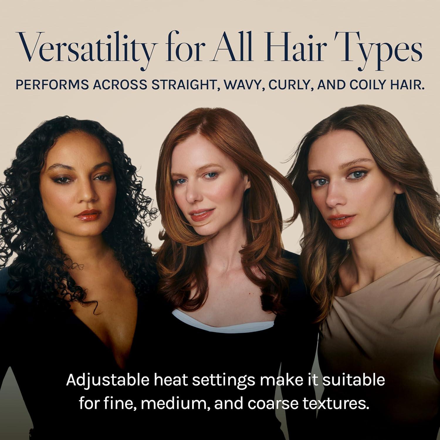 Bio Ionic Long Barrel Styler,Curling Iron with Moisture Heat Technology & NanoIonic MX, Verstatile Curling Wand(Black)