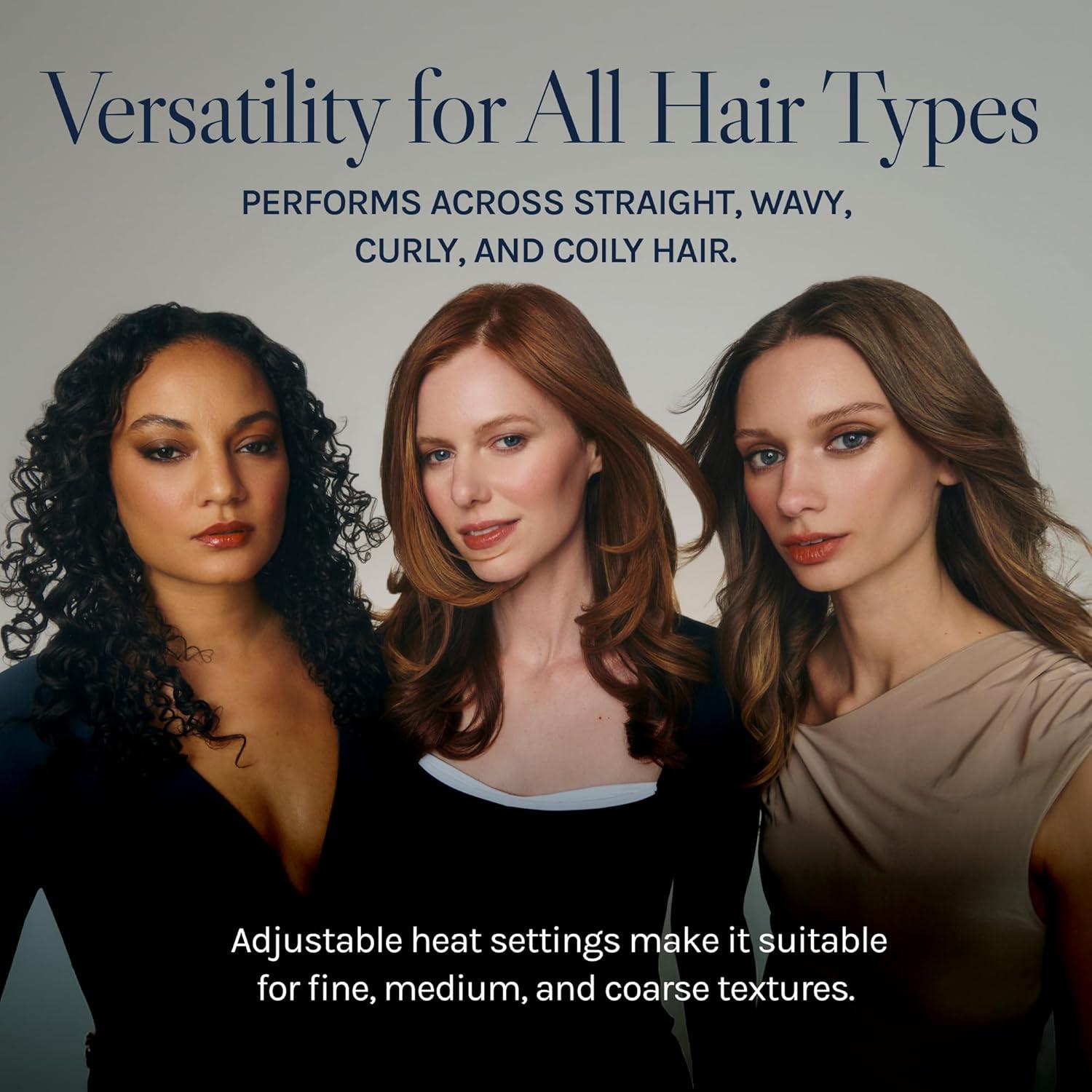 Bio Ionic 10X Styling Iron, Hair Straightener with 1″ Sonic Vibrating Plates, Flat Iron with Ion Generating Mineral Complex, Versatile Styler for Wavy & Straight Hairstyles(Black)
